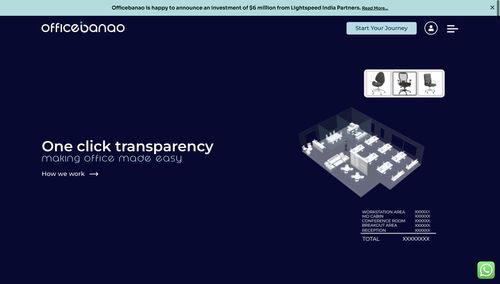 海外new things 印度辦公室設(shè)計(jì)平臺(tái) officebanao 種子輪融資600萬(wàn)美元,lightspeed領(lǐng)投
